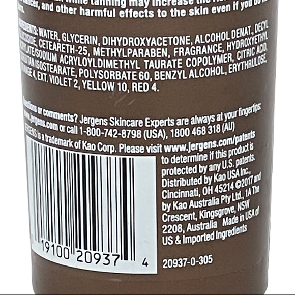 3 Pack Jergens Natural Glow Light Bronze Instant Sun Sunless Tanning Mousse 6 oz - Picture 6 of 6